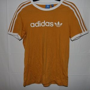 Yellow Adidas shirt